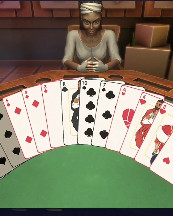 3D Spades Game - 2D Art, UI/UX Design & Art Direction
